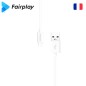 Câble Fairplay SENECIO USB à Micro-USB 1m Blanc