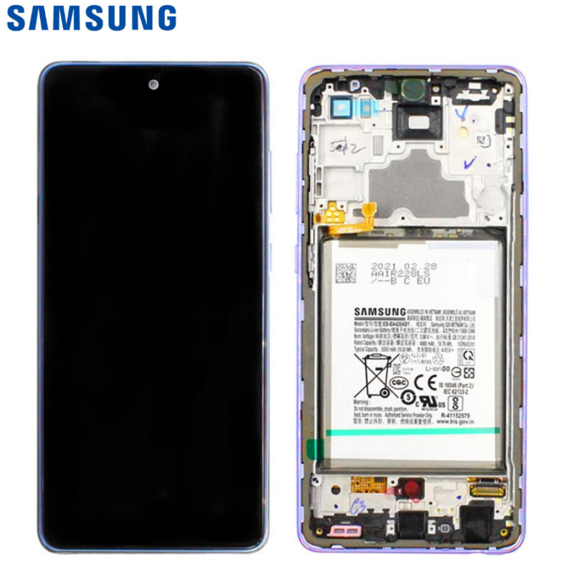 Ecran Complet+Batterie Samsung Galaxy A72 4G/5G (A725/A726B) Violet