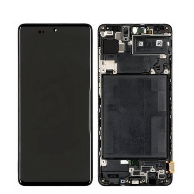 Ecran LCD Complet pour Samsung Galaxy A71 (A715F) Noir