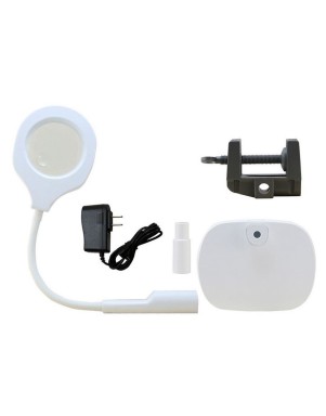 Lampe LED/Loupe BEST Blanc (BST-9145)