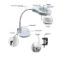 Lampe LED/Loupe BEST Blanc (BST-9145)
