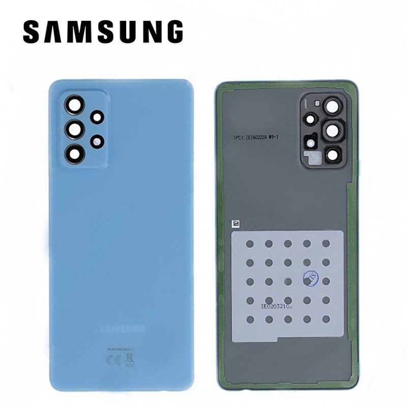 Cache vitre arrière Samsung Galaxy A72 (A725F) Bleu