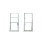 Tiroir SIM pour Samsung Galaxy A71 (A715F) Argent