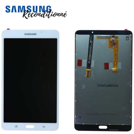 Ecran reconditionné Samsung Galaxy Tab A6 2016 7" 4G+WIFI (T285) Blanc