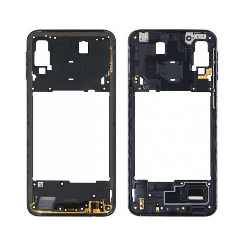 Châssis pour Samsung Galaxy A40 (A405F) Noir